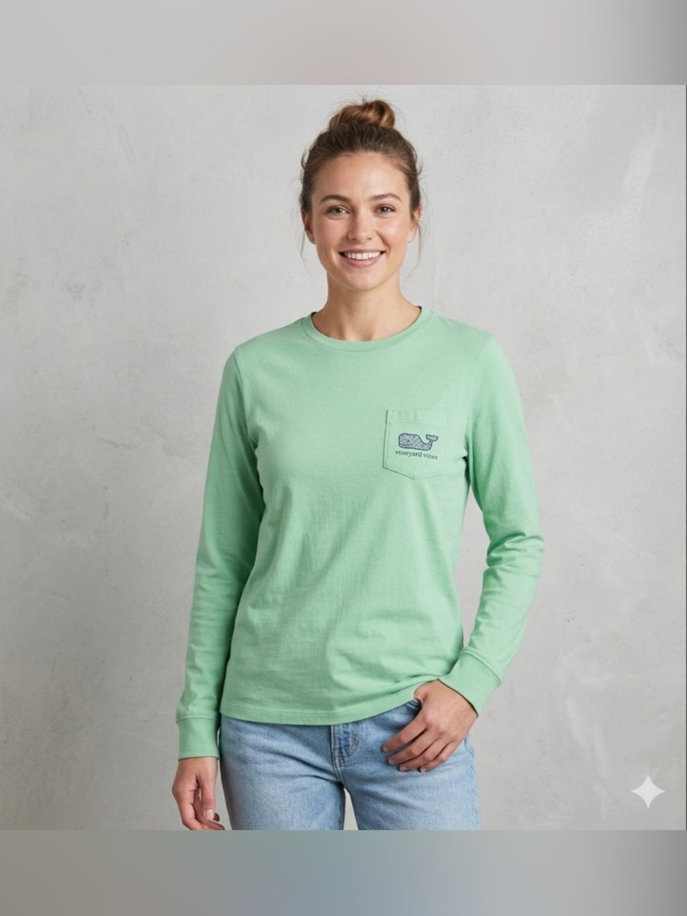 Vineyard Vines Mint Green Crewneck Tee